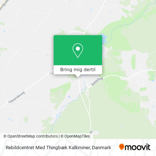 Rebildcentret Med Thingbæk Kalkminer kort