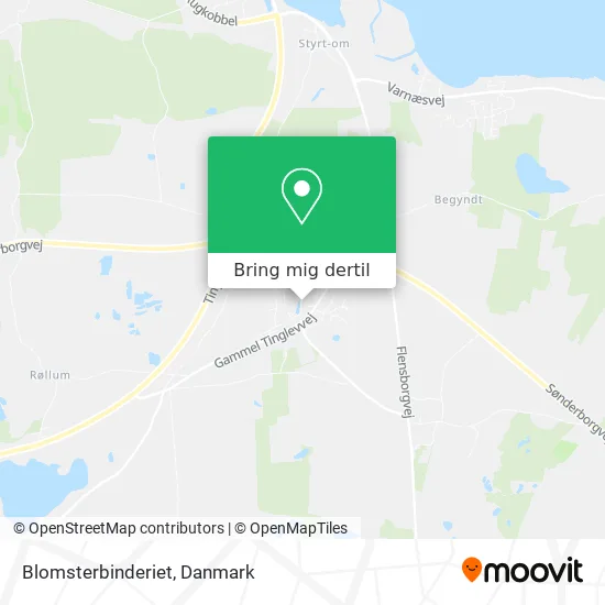 Blomsterbinderiet kort