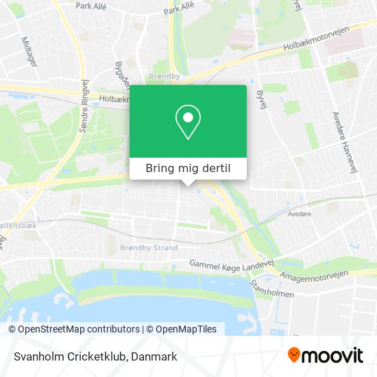 Svanholm Cricketklub kort