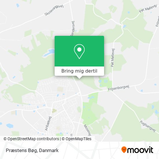 Præstens Bøg kort