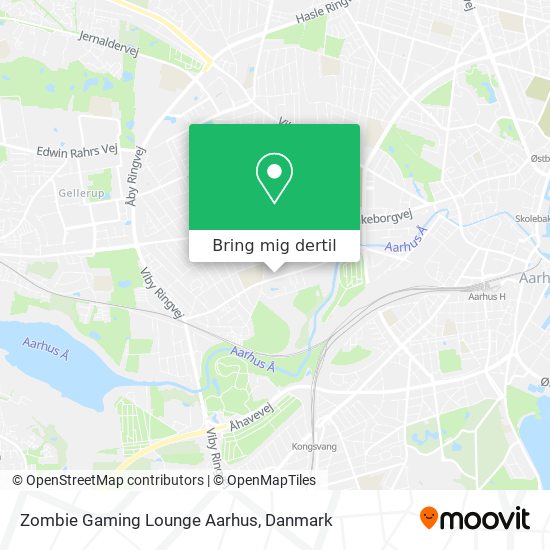 Zombie Gaming Lounge Aarhus kort