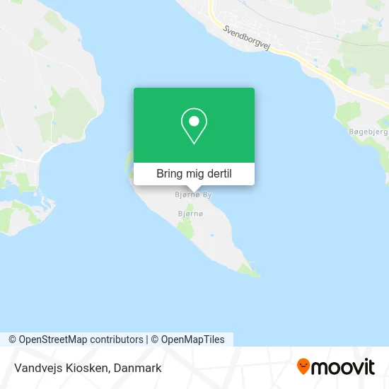 Vandvejs Kiosken kort