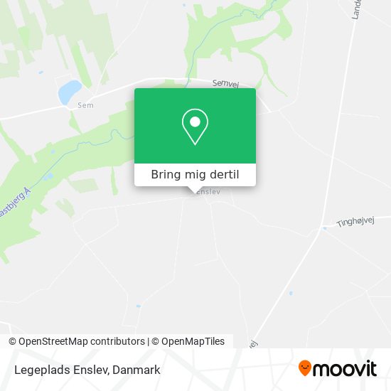 Legeplads Enslev kort