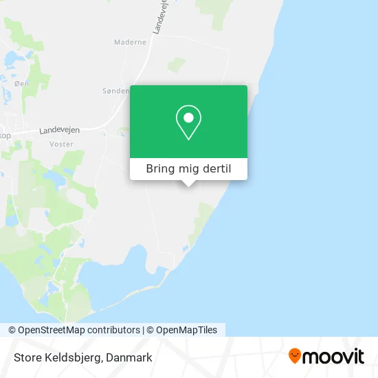 Store Keldsbjerg kort