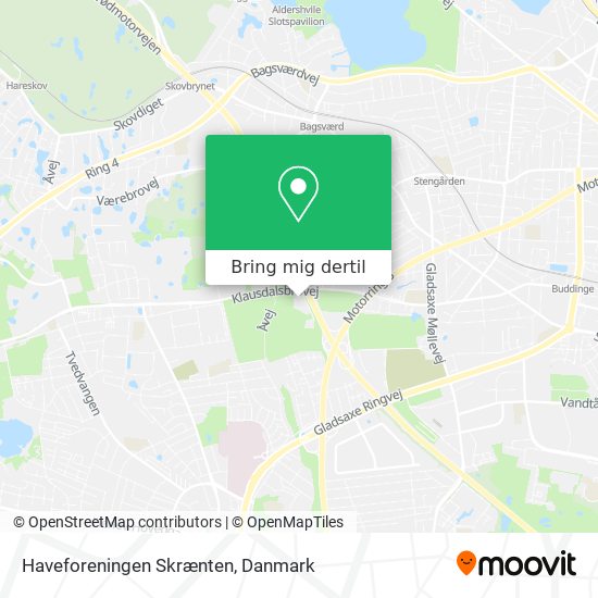 Haveforeningen Skrænten kort