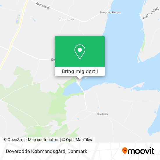 Doverodde Købmandsgård kort