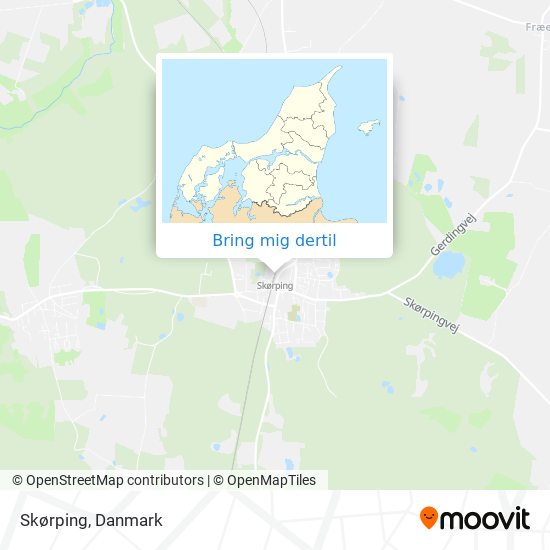 Skørping kort