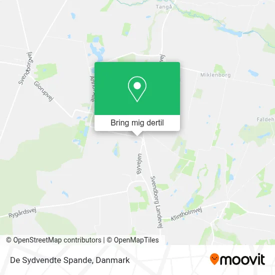 De Sydvendte Spande kort