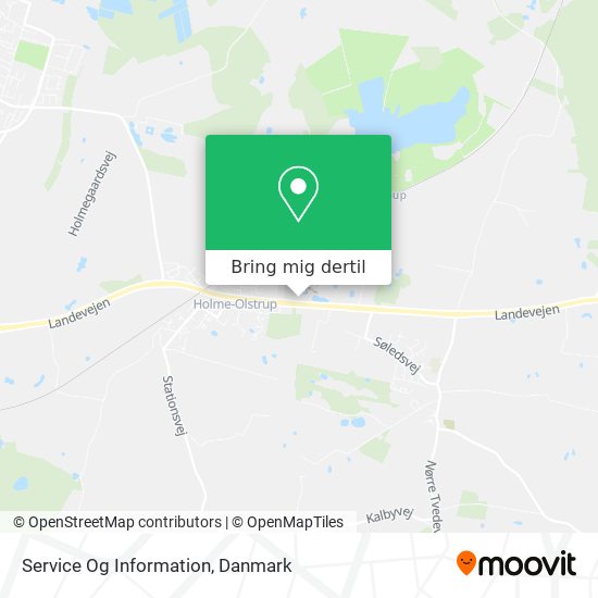 Service Og Information kort