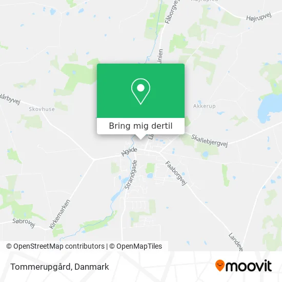Tommerupgård kort