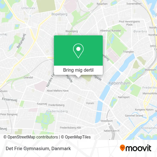 Det Frie Gymnasium kort