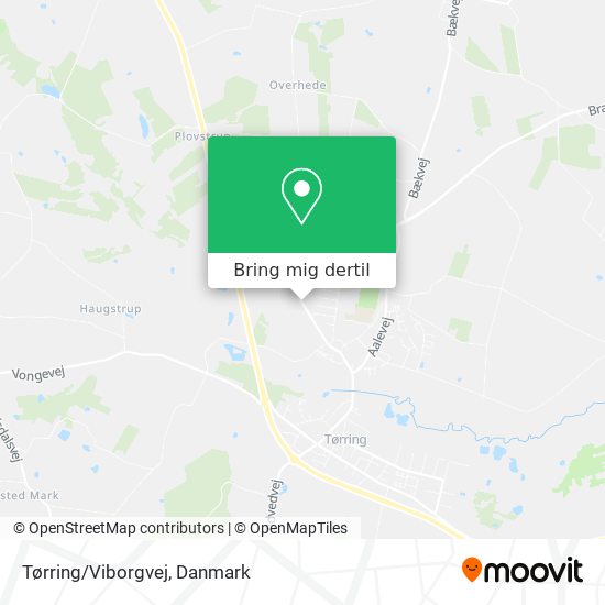 Tørring/Viborgvej kort