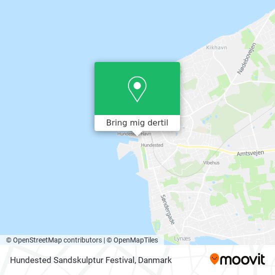 Hundested Sandskulptur Festival kort