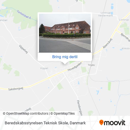 Beredskabsstyrelsen Teknisk Skole kort