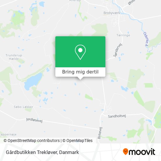 Gårdbutikken Trekløver kort