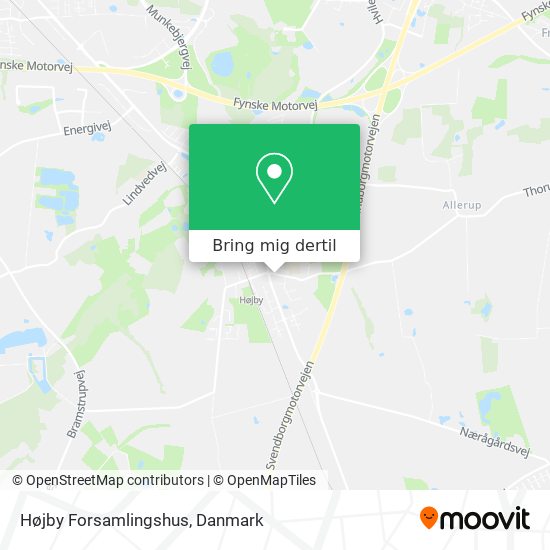Højby Forsamlingshus kort