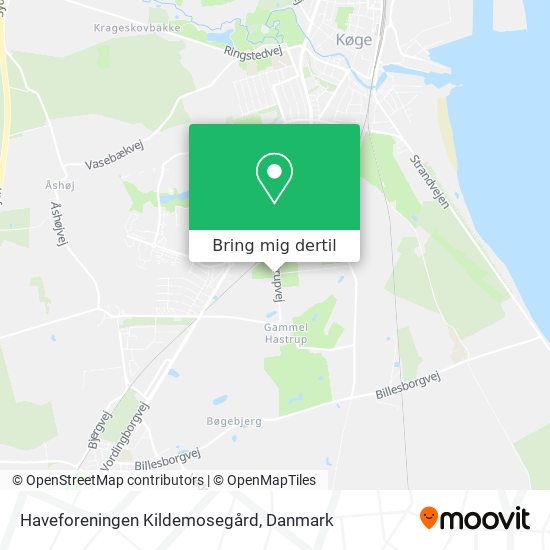Haveforeningen Kildemosegård kort