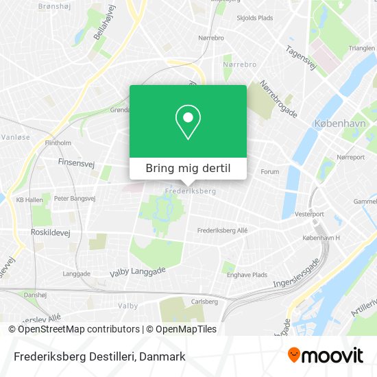 Frederiksberg Destilleri kort