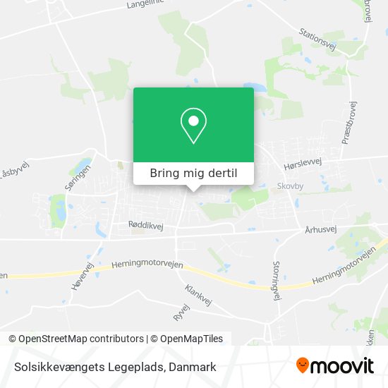 Solsikkevængets Legeplads kort