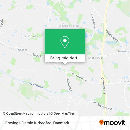 Grevinge Gamle Kirkegård kort