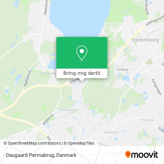 Daugaard Permabrug kort