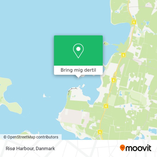 Risø Harbour kort
