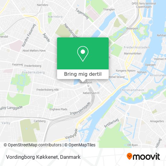 Vordingborg Køkkenet kort