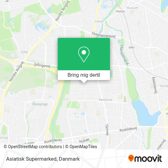 Asiatisk Supermarked kort