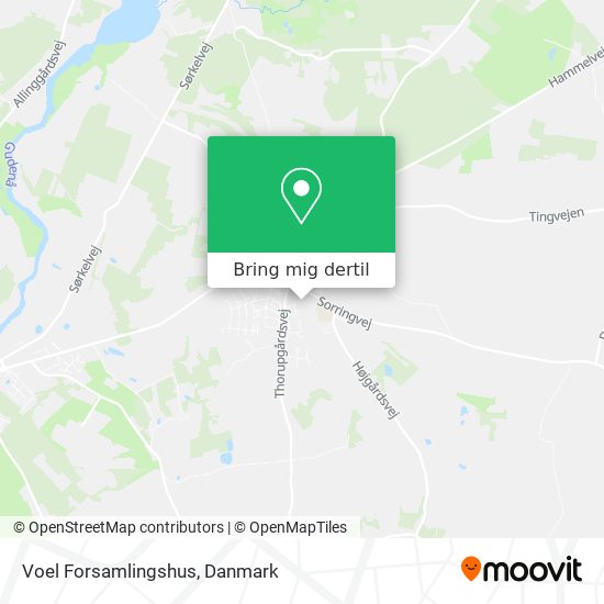 Voel Forsamlingshus kort