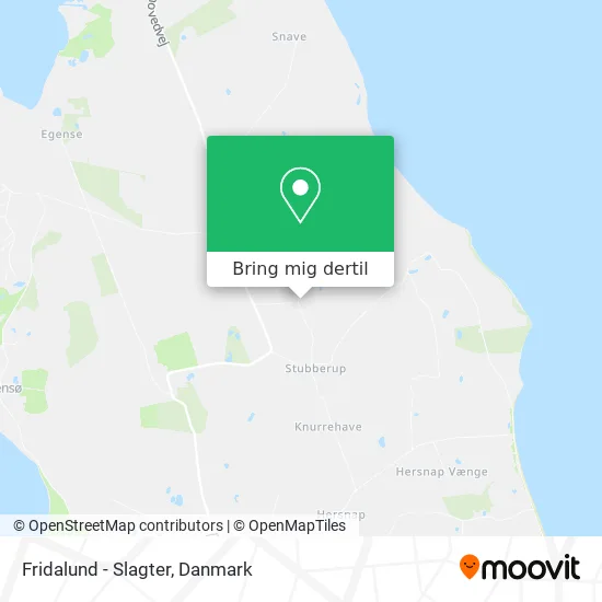 Fridalund - Slagter kort