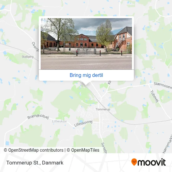 Tommerup St. kort