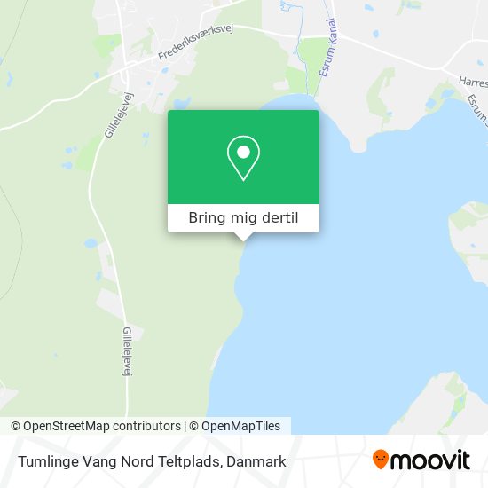 Tumlinge Vang Nord Teltplads kort