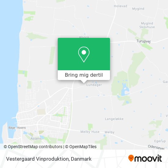 Vestergaard Vinproduktion kort