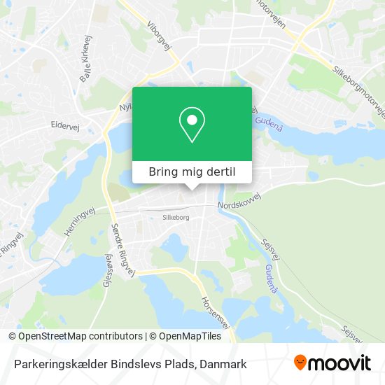 Parkeringskælder Bindslevs Plads kort