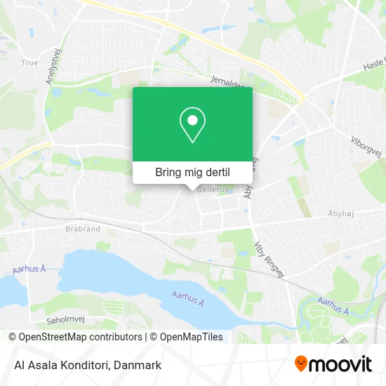 Al Asala Konditori kort