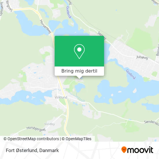 Fort Østerlund kort