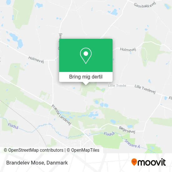 Brandelev Mose kort