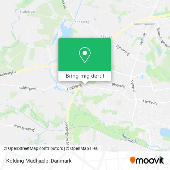 Kolding Madhjælp kort