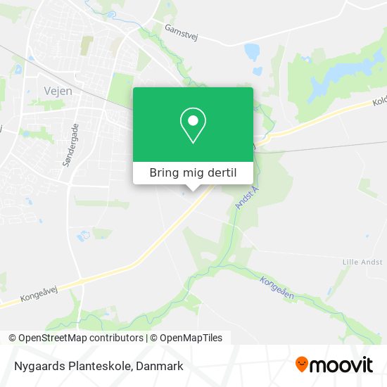 Nygaards Planteskole kort
