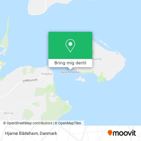 Hjarnø Bådehavn kort