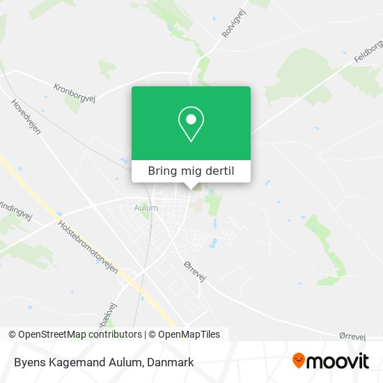 Byens Kagemand Aulum kort