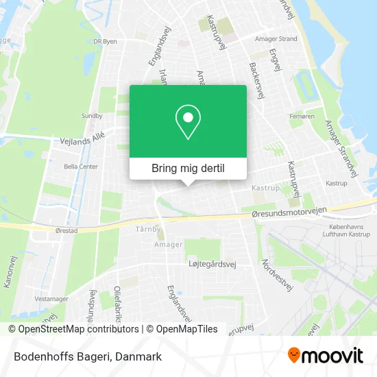 Bodenhoffs Bageri kort