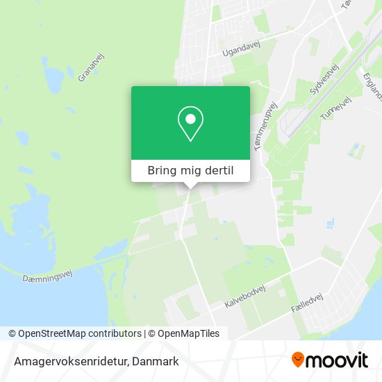 Amagervoksenridetur kort