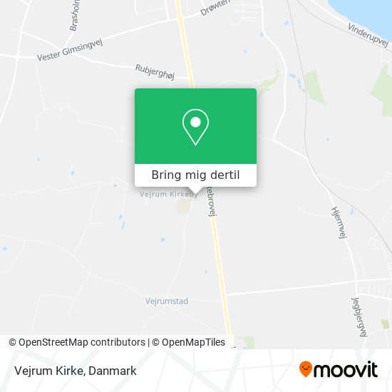 Vejrum Kirke kort