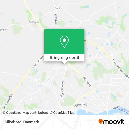 Silkeborg kort