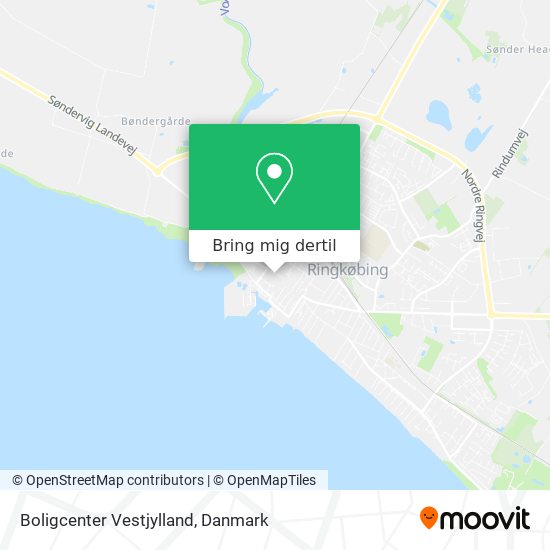 Boligcenter Vestjylland kort