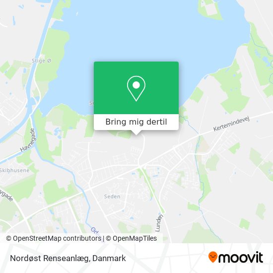 Nordøst Renseanlæg kort