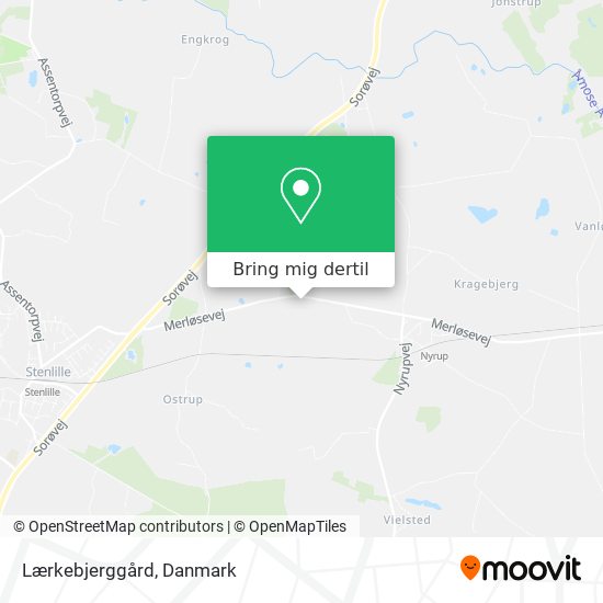 Lærkebjerggård kort