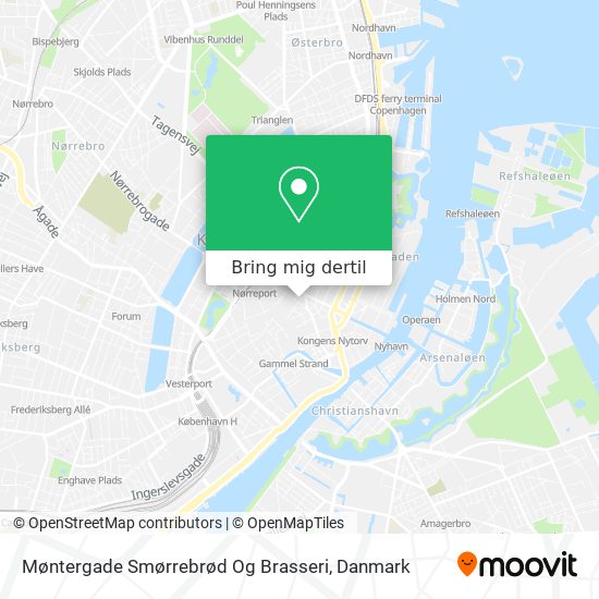 Møntergade Smørrebrød Og Brasseri kort
