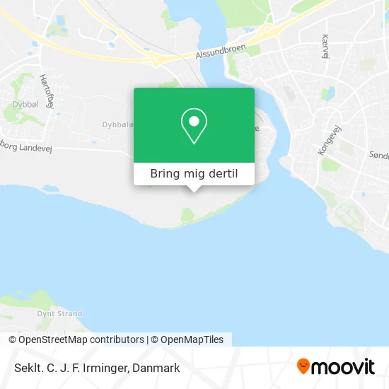 Seklt. C. J. F. Irminger kort